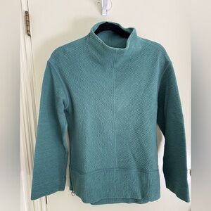 Lululemon Mock Turtleneck Teal Sweater